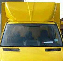 Dachspoiler Mercedes Sprinter VW Crafter geklemmt