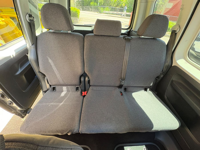 VW Caddy, rear bench, fabric