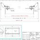 Maßblatt Alkoven Stirnwandspoiler Draufsicht mit Breite 1990 mm oder 2100 mm