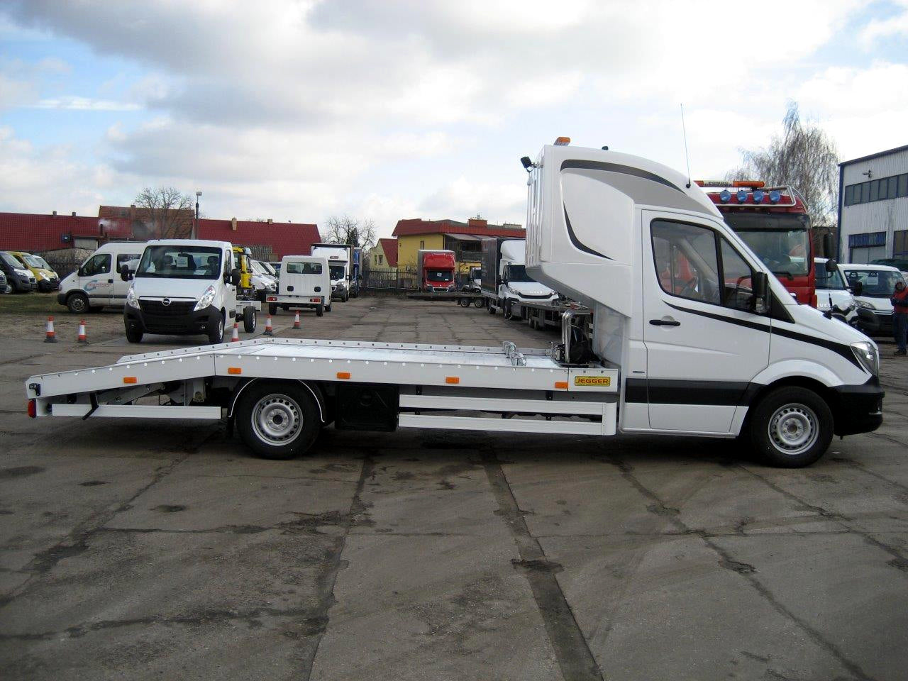 Schlafkabine Pritsche Abschleppwagen