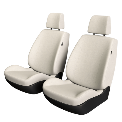 Sitzbezug Baumwolle Weiß