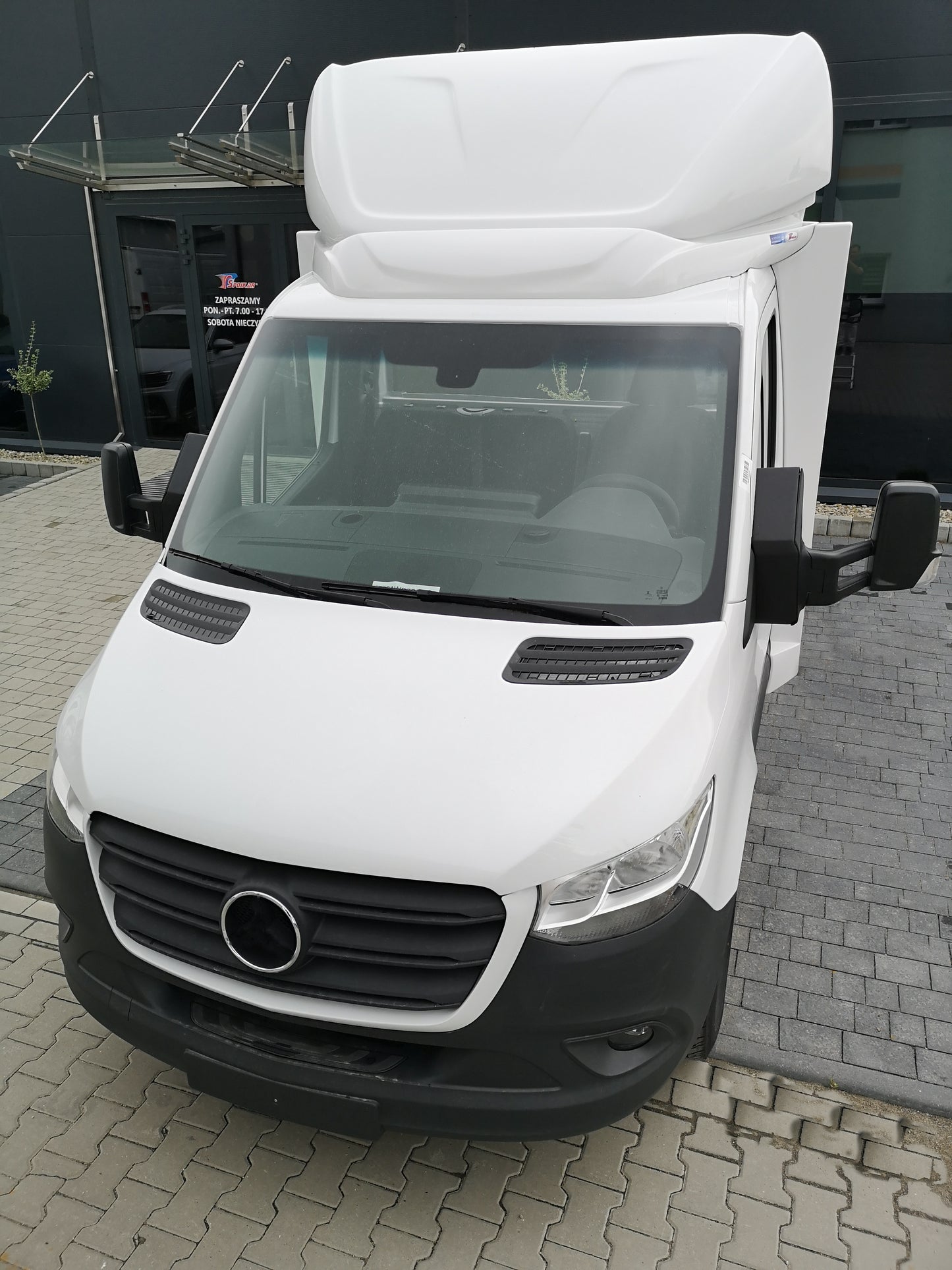 Dachspoiler MERCEDES Sprinter, VW Crafter mit Seitenflaps