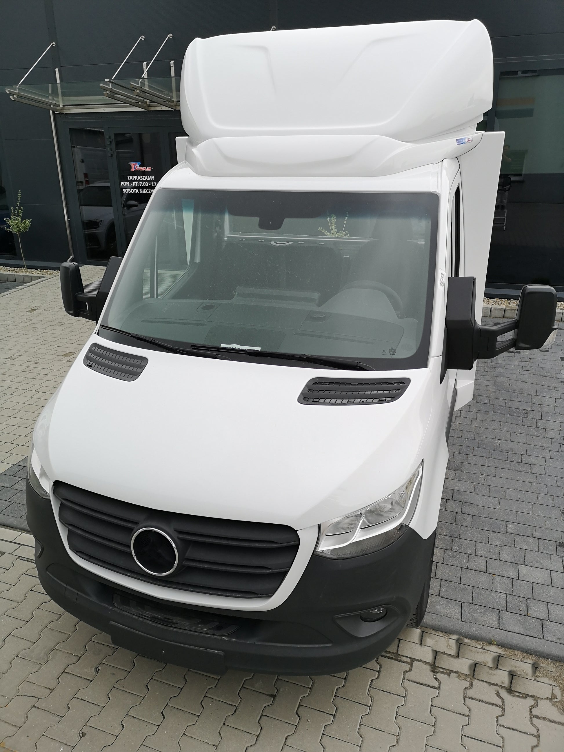 Dachspoiler MERCEDES Sprinter, VW Crafter mit Seitenflaps