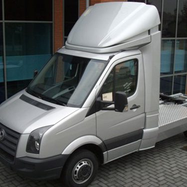 Aeropaket MERCEDES BM906 Sprinter, VW Crafter geklebt höhenverstellbar 69-90cm