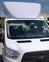 Dachspoiler Ford Transit geklebt fixe Höhe