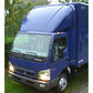Dachspoiler Mitsubishi Canter Fuso Montage geklebt