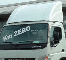 Dachspoiler MITSUBISHI Canter, Fuso geklemmt