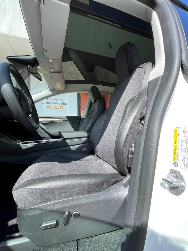 Sitzbezug Tesla Model 3, Stoff-Kunstleder Kombination
