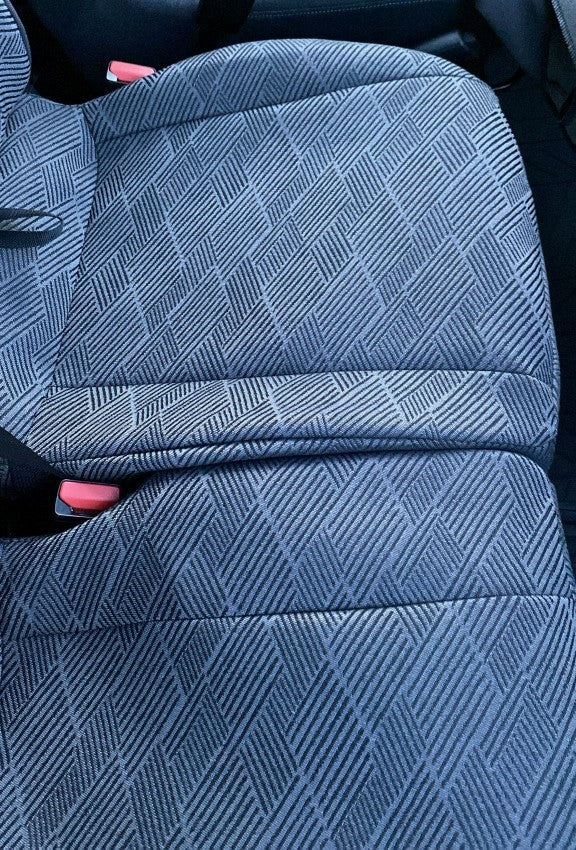 Stoffbezug Renault Master, geometrisches Muster, Nahaufnahme