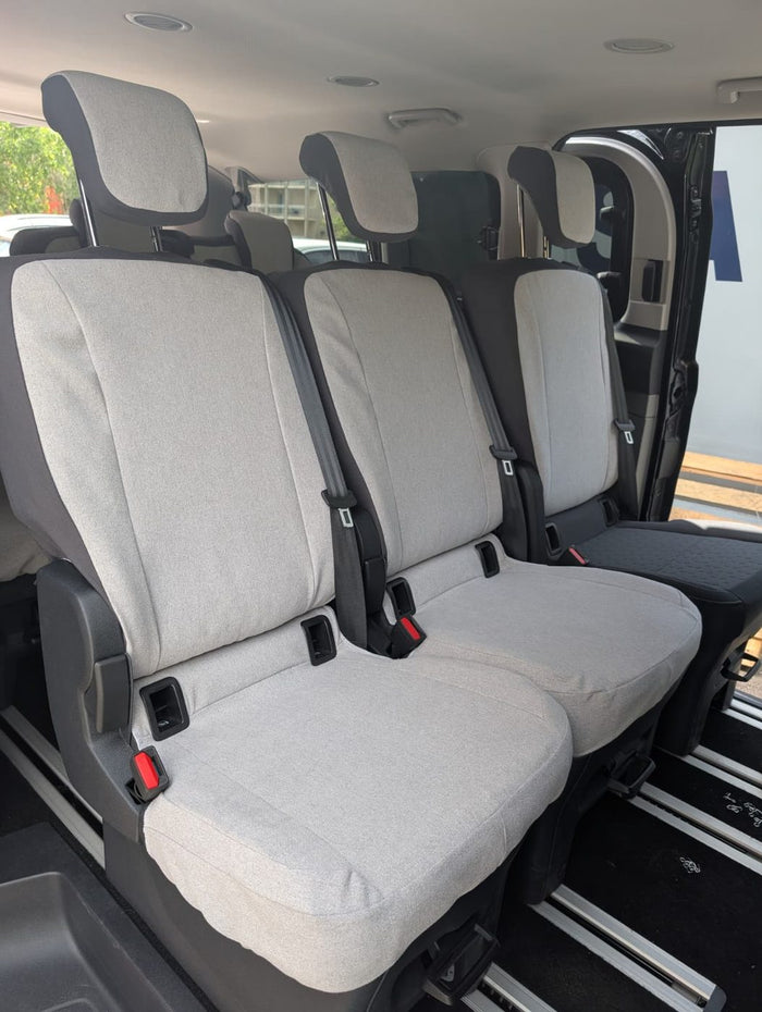 Ford Tourneo Custom, rear bench, light grey fabric